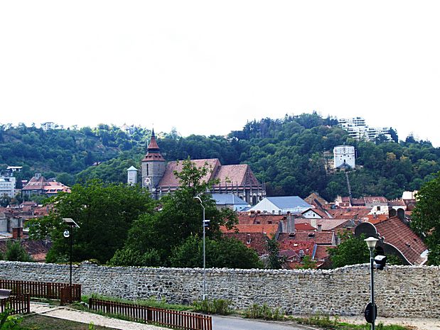 Weberbastei in Brasov in Rumänien