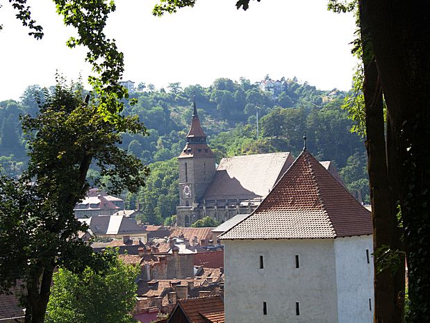 Weberbastei in Brasov in Rumänien
