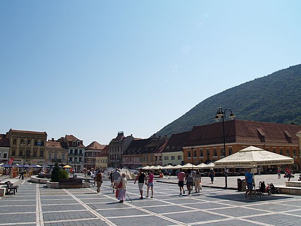 Piata Sfatului in Brasov Romania