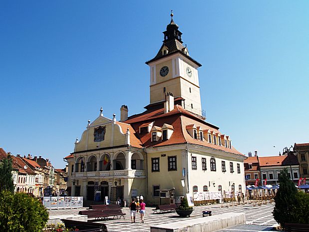 Piata Sfatului in Brasov Romania