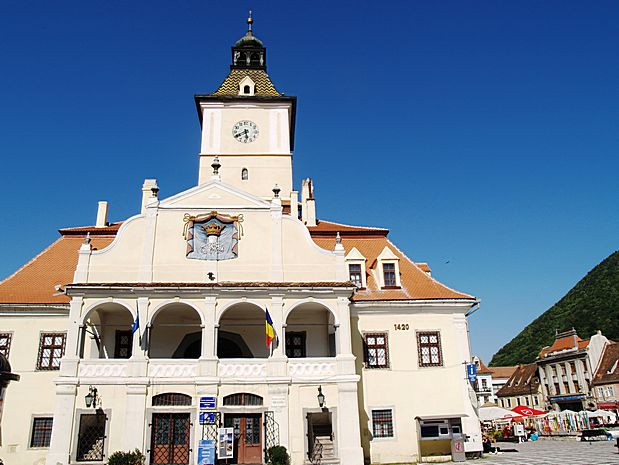 Piata Sfatului in Brasov Romania