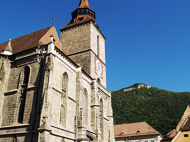 Piata Sfatului in Brasov Romania