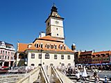 Piata Sfatului Brasov in Romania