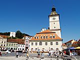 Piata Sfatului Brasov in Romania