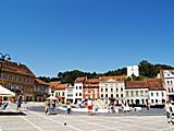 Piata Sfatului Brasov in Romania