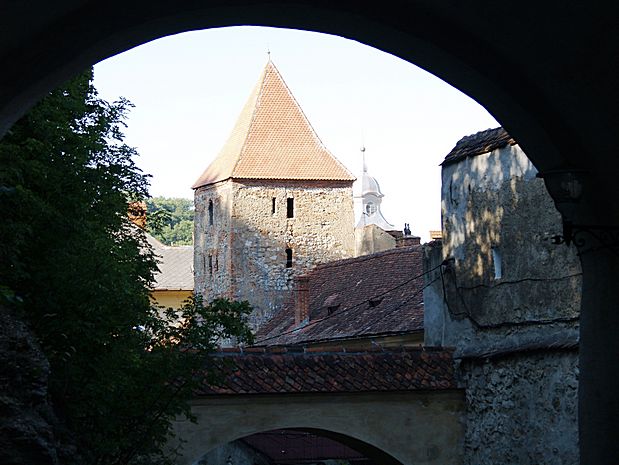 Stadtmauer von Kronstadt in Rumänien