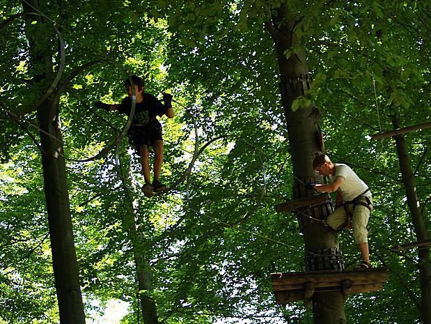 climbing park in Brasov