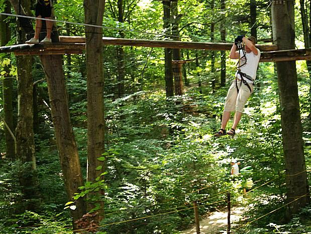 climbing park in Brasov