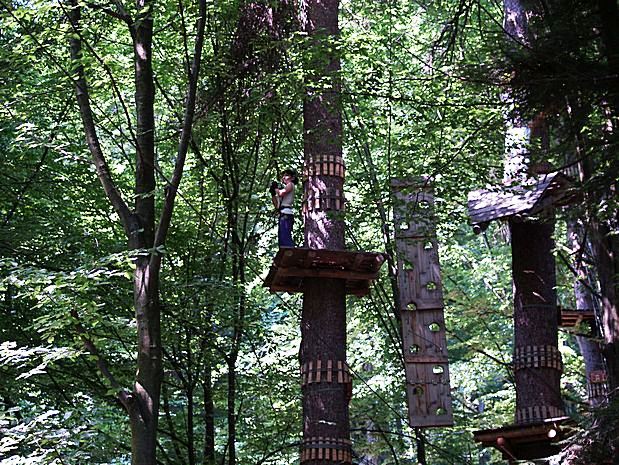 climbing park in Brasov