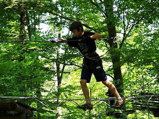 climbing park in Brasov