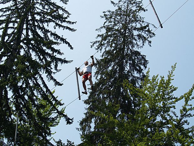 climbing park in Brasov